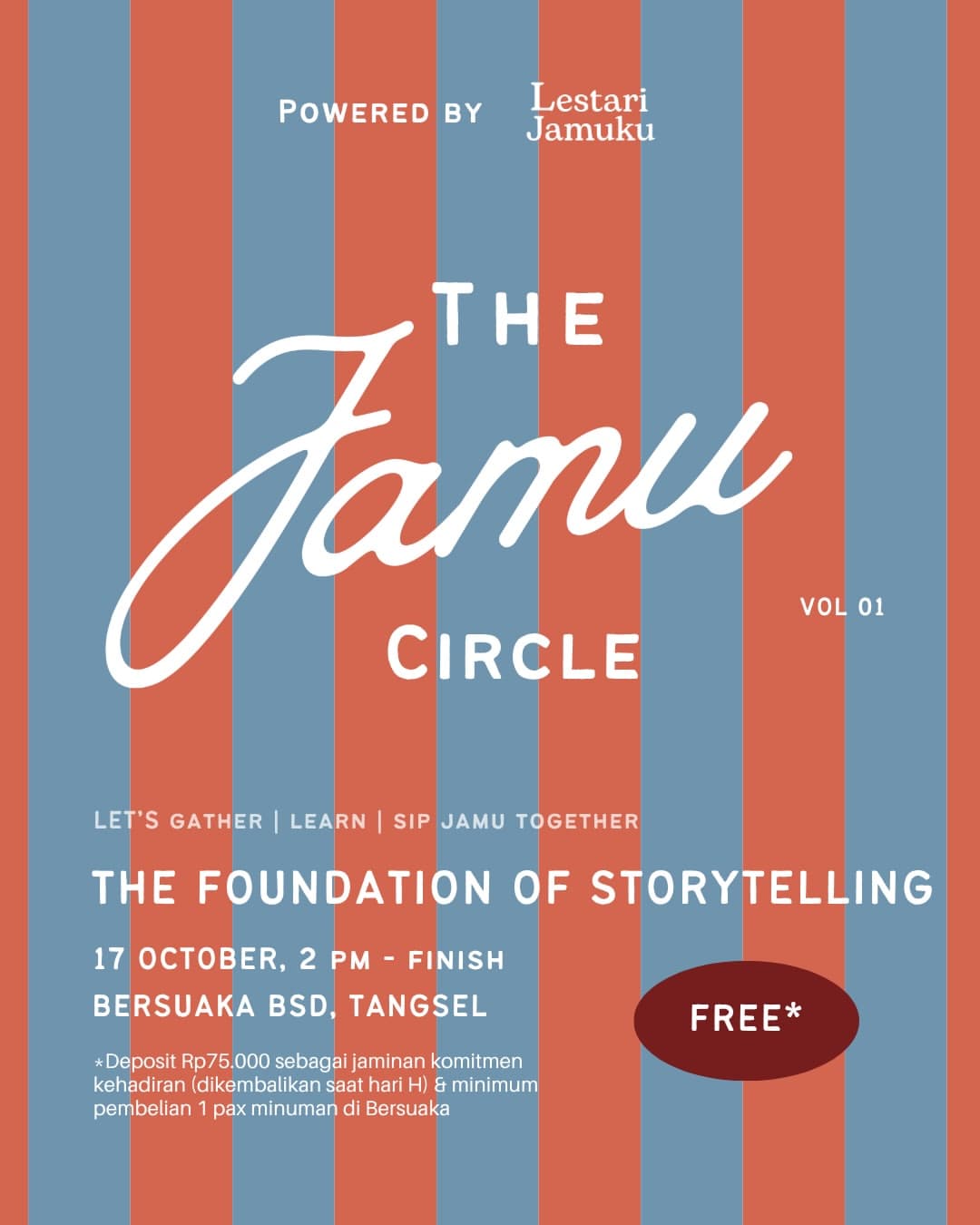 Poster The Jamu Circle - The Foundation of Storytelling