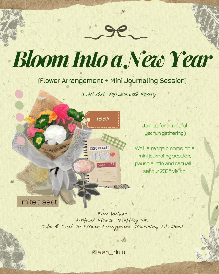 Poster Bloom Into a New Year